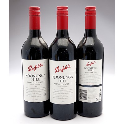 Penfolds Koonunga Hill 2011Shiraz - Cabernet Sauvignon - Lot of Three Bottles (3)