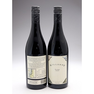 Killerby 2004 Shiraz - Lot of Two Bottles (2)