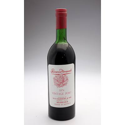 Rosewood Vineyards 1974 Vintage Port - 1 Pint 6 FL OZ