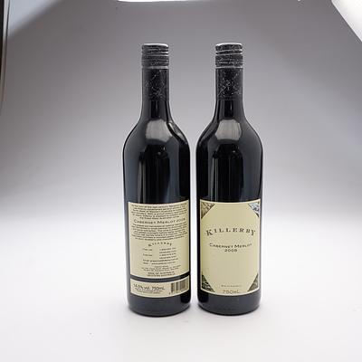 Killerby 2008 Cabernet Merlot - Lot of Two Bottles (2)