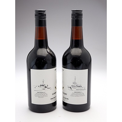 HMAS Benalla AGSC-04 Commissioning Port - Lot of Two Bottles (2)