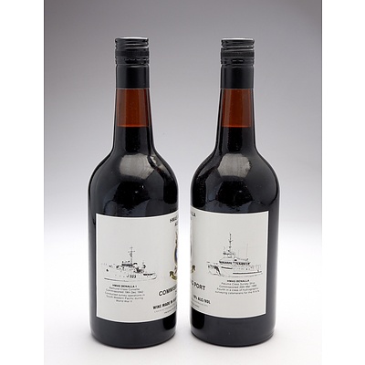HMAS Benalla AGSC-04 Commissioning Port - Lot of Two Bottles (2)