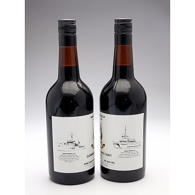 HMAS Benalla AGSC-04 Commissioning Port - Lot of Two Bottles (2)