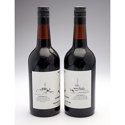 HMAS Benalla AGSC-04 Commissioning Port - Lot of Two Bottles (2)