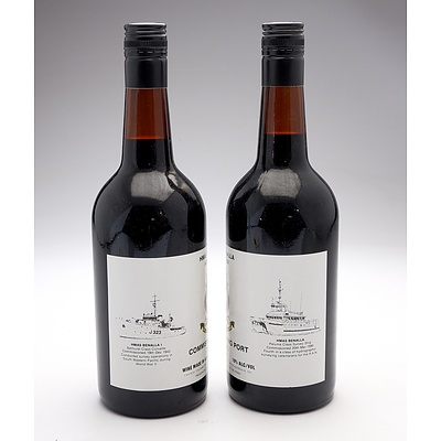 HMAS Benalla AGSC-04 Commissioning Port - Lot of Two Bottles (2)