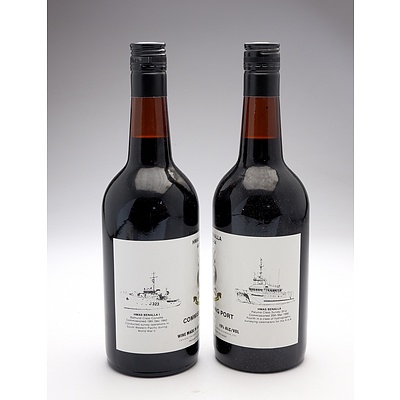 HMAS Benalla AGSC-04 Commissioning Port - Lot of Two Bottles (2)