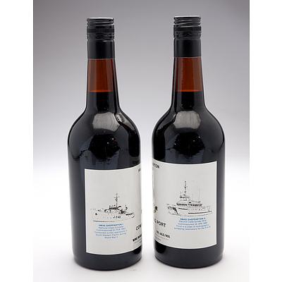 HMAS Shepparton AGSC-03 Commissioning Port - Lot of Two Bottles (2)