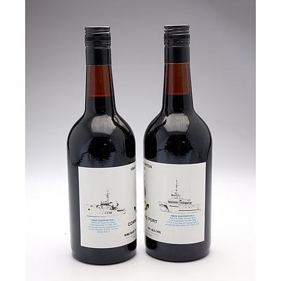 HMAS Shepparton AGSC-03 Commissioning Port - Lot of Two Bottles (2)