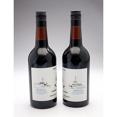 HMAS Shepparton AGSC-03 Commissioning Port - Lot of Two Bottles (2)
