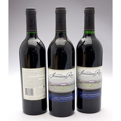 Jamiesons Run Coonawarra 2000 Cabernet Shiraz Merlot - Lot of Three Bottles (3)