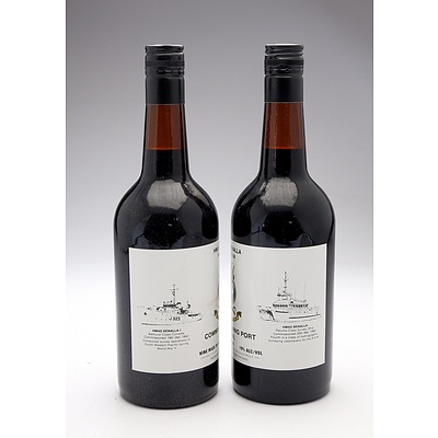 HMAS Benalla AGSC-04 Commissioning Port - Lot of Two Bottles (2)