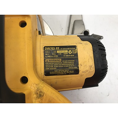 Dewalt DW703-XE 1600W Mitre Saw - Lot 1169012 | ALLBIDS