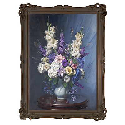 Ernest Buckmaster (1897-1968), Flowerpiece, Oil on Canvas
