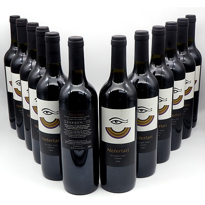 Nefertari 2002 McLaren Vale Shiraz - Case of 12 Bottles