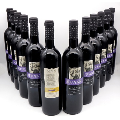 Munari Heathcote 2001 Schoolhouse Red - Case of 12 Bottles