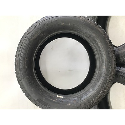 Michelin Primacy SUV Tyres -Lot Of Three