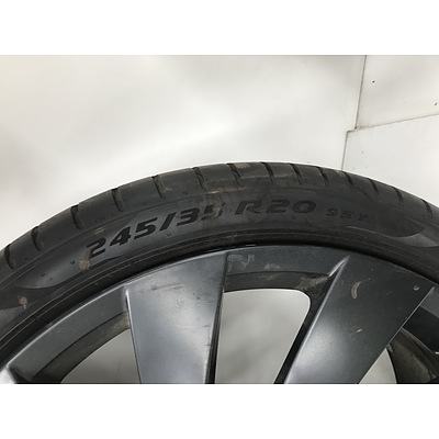 Volkswagen Arteon 20 Inch Factory Alloy Rim an Tyre
