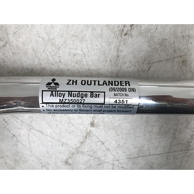 Mitsubishi ZH Outlander Alloy Nudge Bar