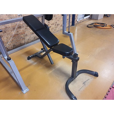 Squat Rack with Parabody Incline Bench