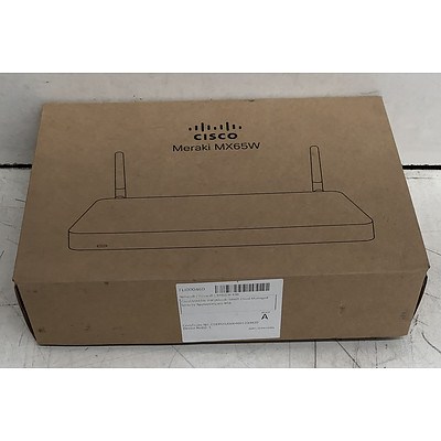 Cisco Meraki (MX65W-HW) MX65 Cloud Managed Security Appliance