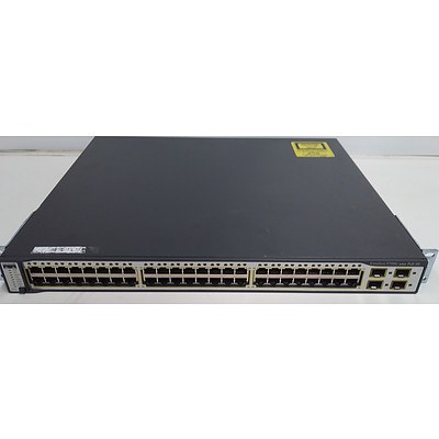 Cisco Catalyst (WS-C3750G-48PS-E V06) 3750G series PoE-48 48 Port Managed Gigabit Ethernet Switch