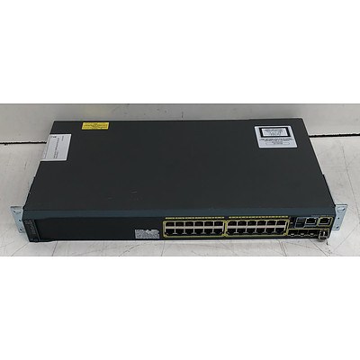 Cisco Catalyst (WS-C2960S-24TS-L V03) 2960-S Series 24-Port Gigabit Managed Switch