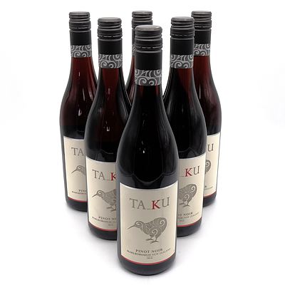 TaKu Marlborough New Zealand 2016 Pinot Noir - Case of Six Bottles