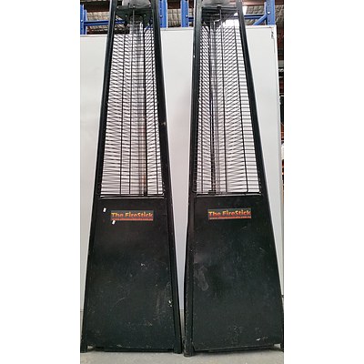 The Firestick Outdoor Heater - Lot Of Two