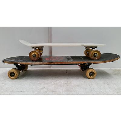 Fluid Misty 6 Speed Girls Bike And Two Skateboards