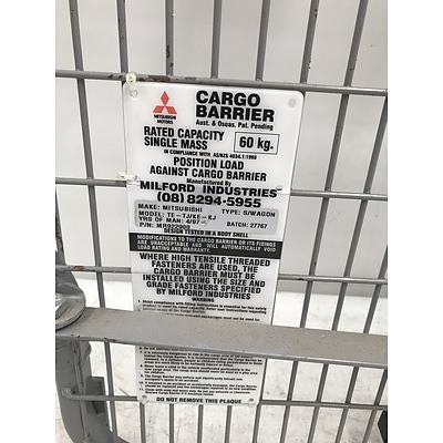 Mitsubishi Wagon Cargo Barrier