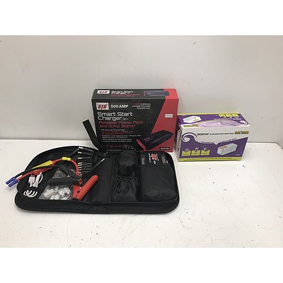 SJS Smart Start Charger and 300W Power Inverter