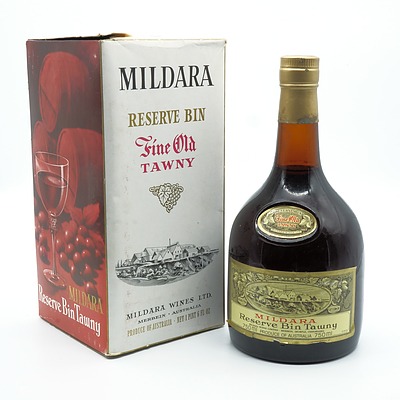 Mildara Reserve Bin Fine Old Tawny - 6 Fl Oz in Original Box