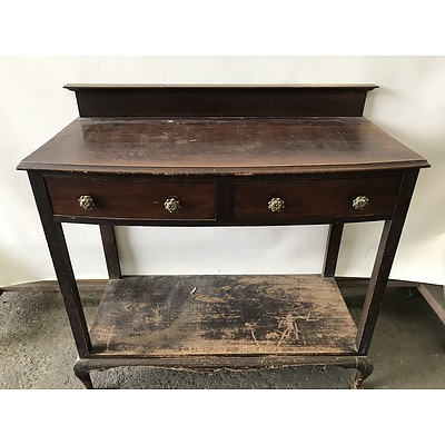 Antique Open Front Sideboard -Suit Restoration