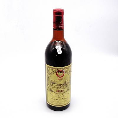 Mildara Bin 41 1972 Cabernet Shiraz
