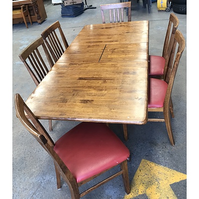 Seven Piece Extension Dining Setting