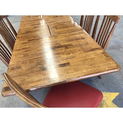 Seven Piece Extension Dining Setting