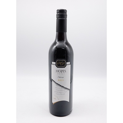 Hopes Folly 2011 Shiraz