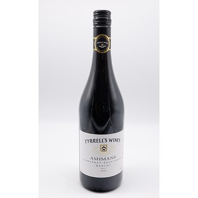 Tyrrells Ashmans 2014 Cabernet Sauvignon Merlot