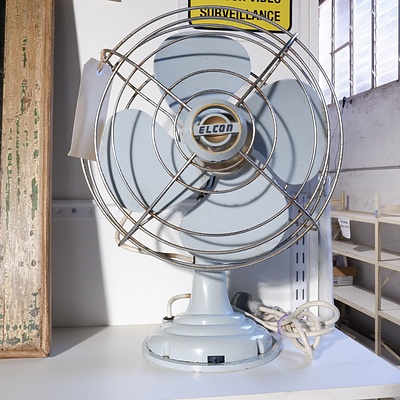 Vintage Elcon Electric Desk Fan - Lot 1209230 | ALLBIDS