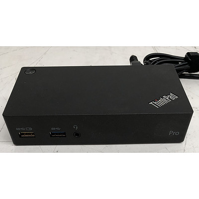 Lenovo (DK1522) ThinkPad USB3.0 Pro Dock - Lot of Ten