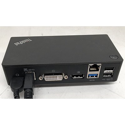Lenovo (DK1522) ThinkPad USB3.0 Pro Dock - Lot of Ten