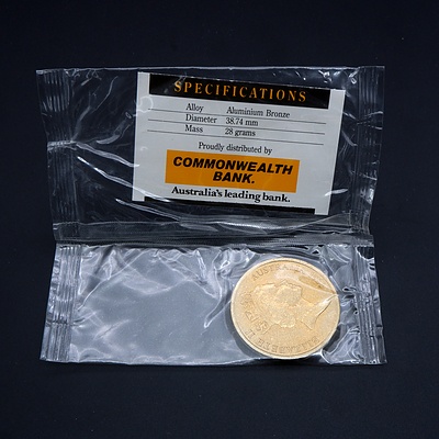 Four RAM 1988 Uncirculated Five Dollar Coins,  Bicentenary Commemorative Coin