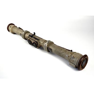 German WW II Range Finding Telescope in Original Timber Case