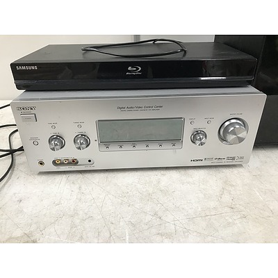 Accusound Speakers With Sony AV Receiver and Samsung DVD Player