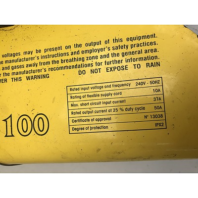 Cosmo 100 Gasless Mig Welder