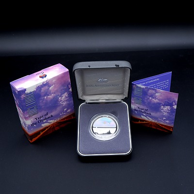 2002 Year of the Outback Silver (99.9%) Proof Coin