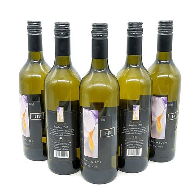 Harmans Ridge Estate Manjimup 2005 Riesling - Lot of Five Bottles (5)