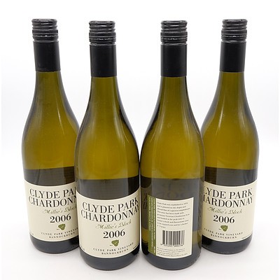 Clyde Park Millie's Stock 2006 Chardonnay - Lot of Four Bottles (4)