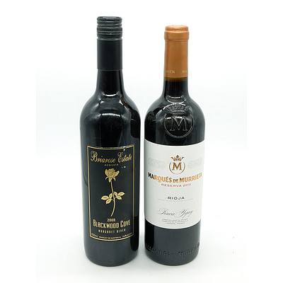 Marques De Murrieta 2013 Rioja and Briarose Blackwood Cove 2008 - Lot of Two Bottles (2)