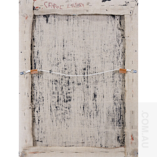 Carol Nampijinpa Larry (born 1961, Luritja language group), Untitled, Acrylic on Linen, 60 x 45.5 cm